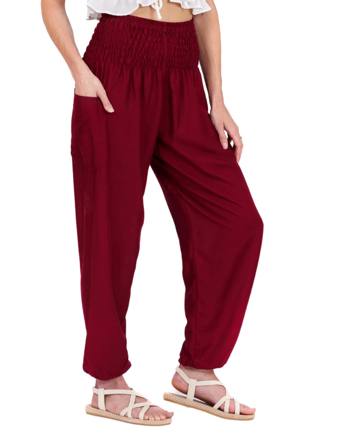 Lofbaz Harem Pants for Women Yoga Boho Hippie Clothing Womens Palazzo Bohemian Pajama Trousers Beach Indian Gypsy Genie Clothes — view 66