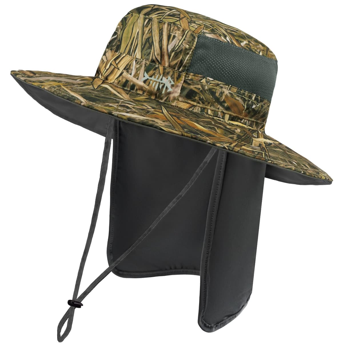 Bassdash UPF 50+ Sombrero de Pesca Solar Resistente al Agua con Solapa de Cuello Desmontable