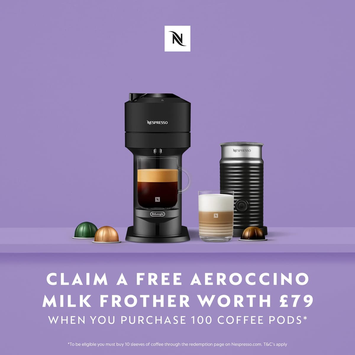 Nespresso Vertuo Coffee Pods, Pack of 30, 10 x Melozio, 10 x Stormio, 10 x Odacio capsules for Nespresso Machines. Make Espressos, Cappuccino and Lattes at home. Recyclable Pods. — view 2