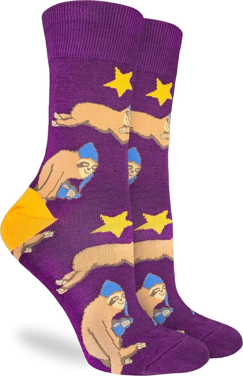 Good Luck Sock Women's Floral Dinosaurs Socks, Shoe Size 5-9 — view 257