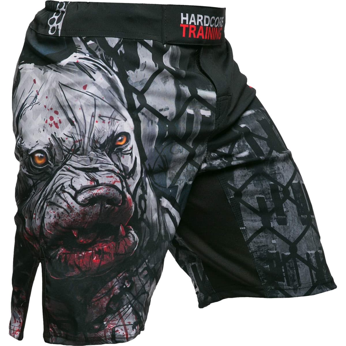 Hardcore Training Fight Shorts Hombre Pantalones Cortos MMA BJJ Boxeo Grappling Fitness No Gi — view 14