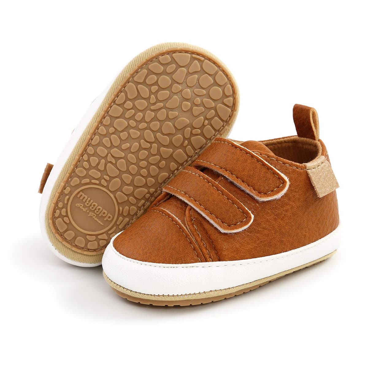 RVROVIC Baby Boys Girls Sneakers Anti-Slip Oxford Loafer Flats Infant Toddler PU Leather Soft Sole Baby Shoes — view 28
