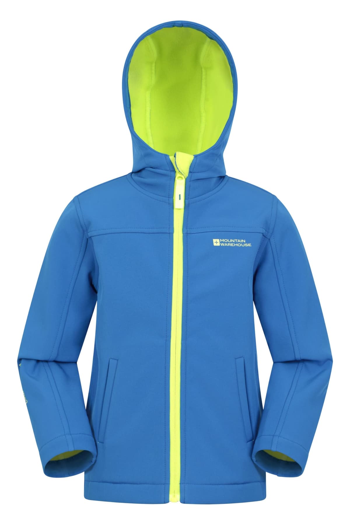Mountain Warehouse Exodus Kids Softshell Jacket - Breathable, Wind & Water Resistant, Fleece Lined Coat, For Boys & Girls - Best For Sping Summer & Hiking — view 14