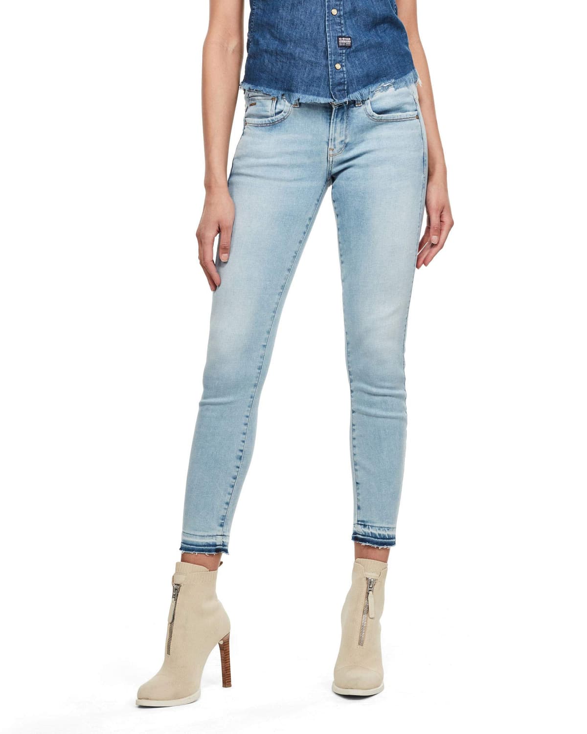 G-Star Lynn Mid Skinny Jeans - Vaqueros Mujer — view 40