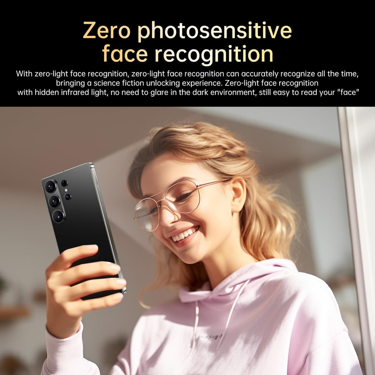 SZV 26_01 Smartphone Cell Phone 26_01 (Black B) — view 3