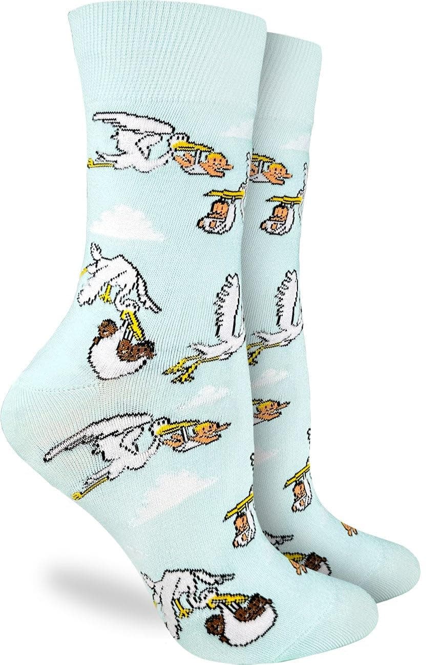Good Luck Sock Women's Floral Dinosaurs Socks, Shoe Size 5-9 — view 260