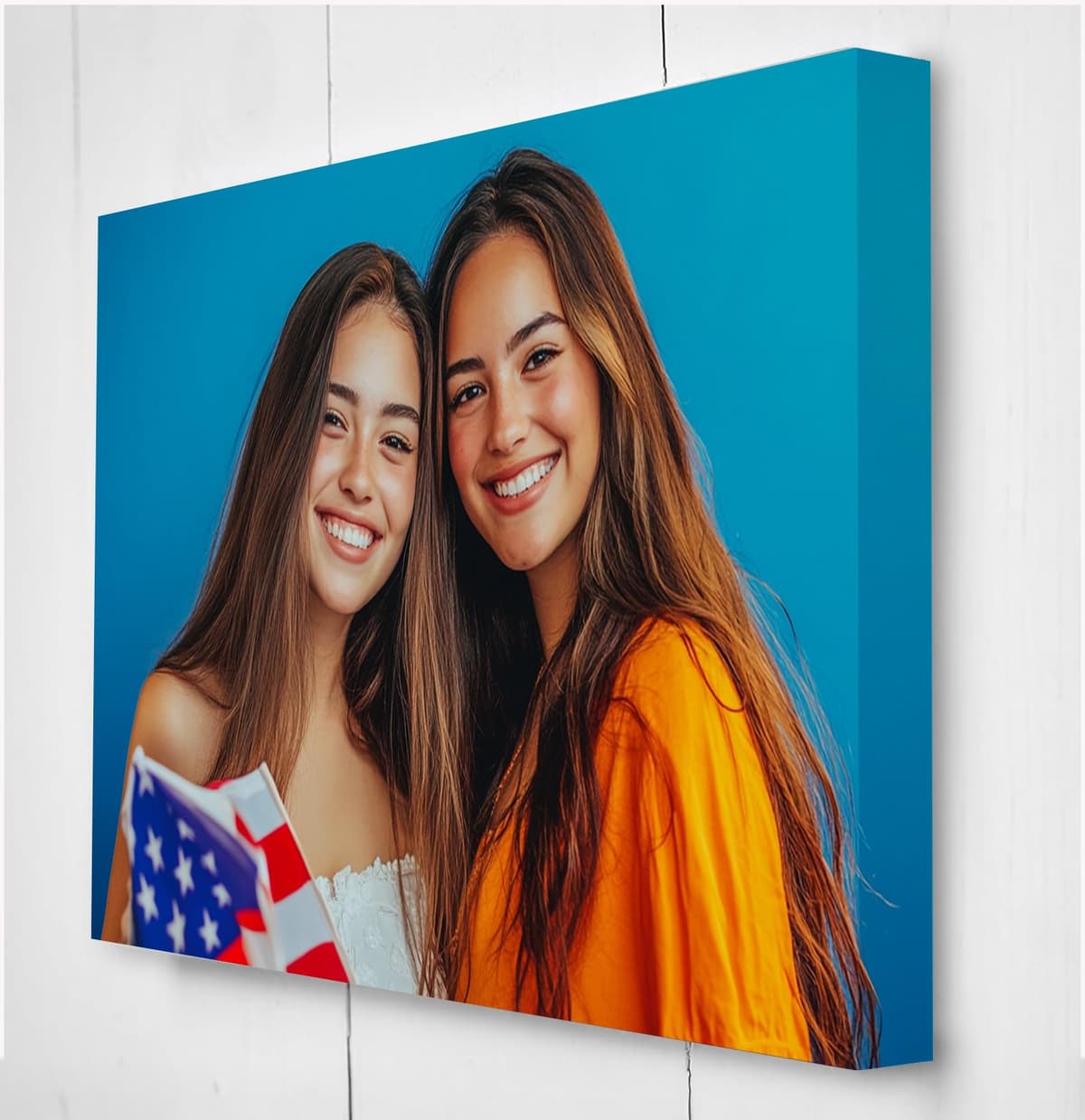 Star Online Personalised Canvas Photo Prints Pictures Birthday Frames Gifts For Mum,Dad Custom & Wall Art Holiday Memory (20x25cm (8x10in)) — view 20