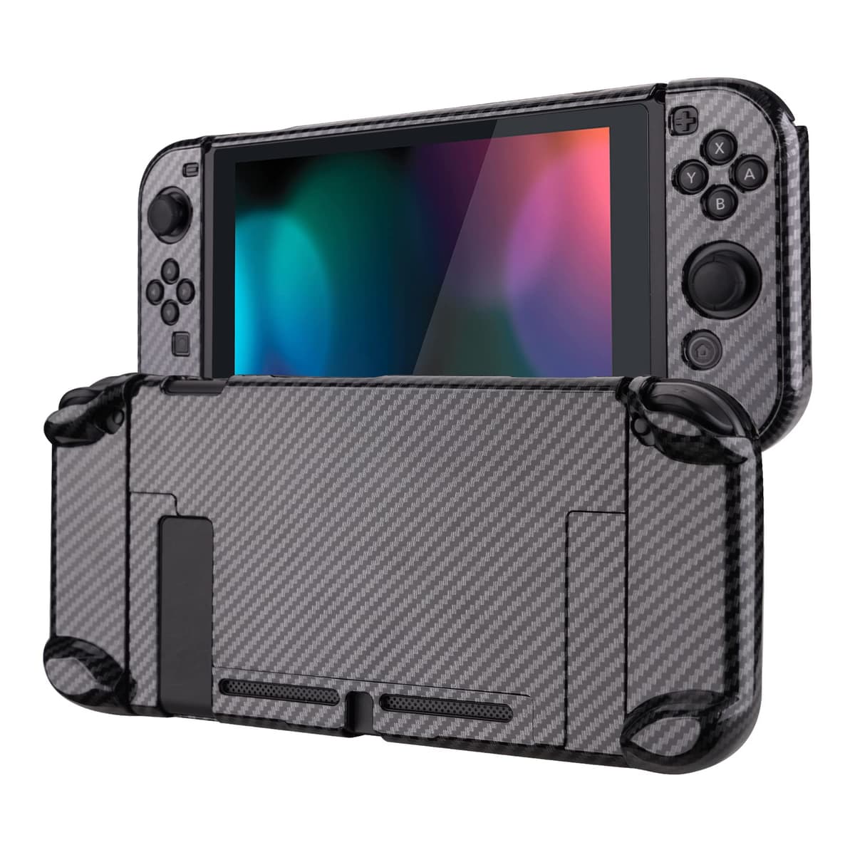 eXtremeRate PlayVital Funda para Nintendo Switch Carcasa Estuche Acoplable Protector Tacto Suave Case de Joycons Protectora Duradera Cover Cáscara para Control Switch Joycon Consola(Matcha Verde) — view 15