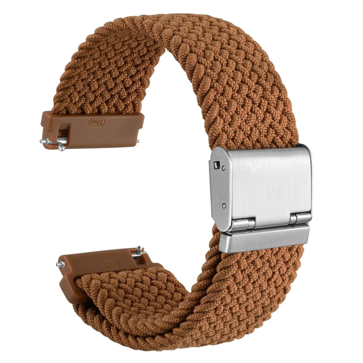 WOCCI Tejido Correas Reloj de Nailon para Hombre y Mujer, Hebilla Ajustable, Liberación Rápida, Trenzado Bandas Deportivas de Repuesto 18mm 19mm 20mm 21mm 22mm — view 28