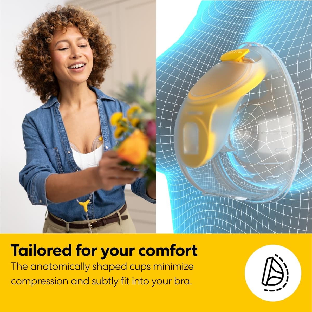 Medela Freestyle Mini Hands-Free Double Electric with Hands-Free Cups & Rechargable Battery. — view 6