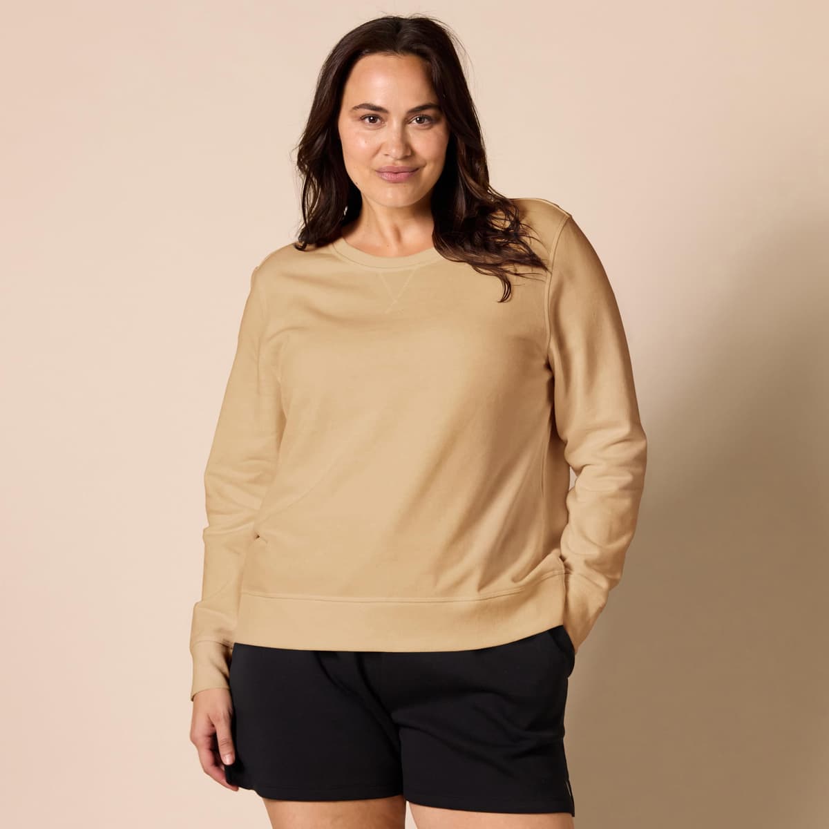 Amazon Essentials Mujer Sudadera con Cuello Redondo de Forro Polar (Disponible en Tallas Grandes) — view 133