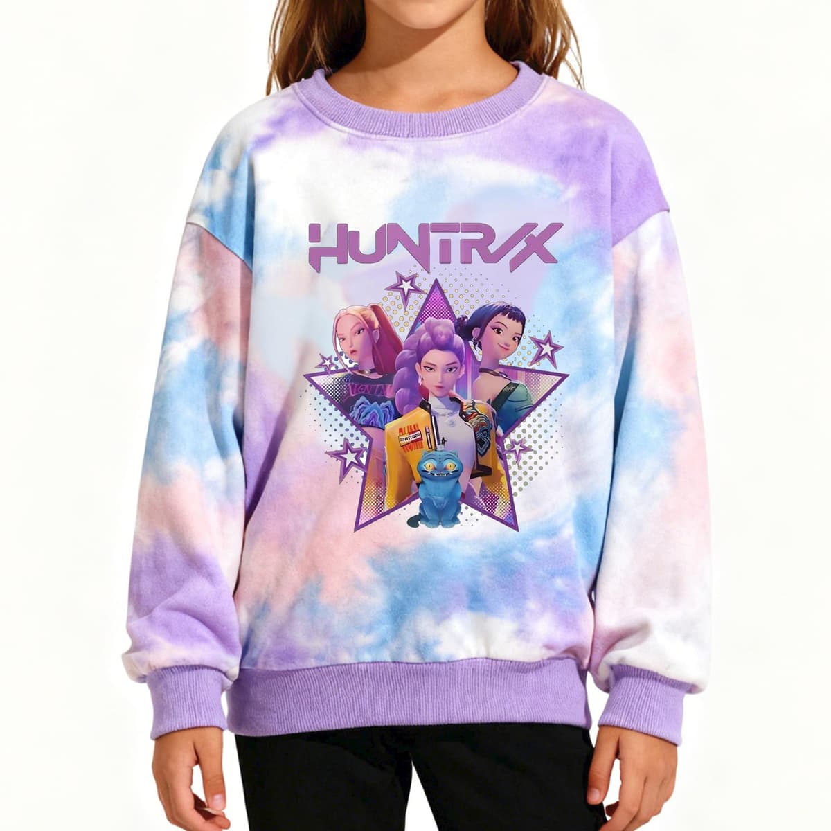 Genérico 2026 KPOP Sweatshirt Girl Hoodie Fashion Anime with Demon Music Print Sweatshirts Comfortable Y2K Sweatshirts for Girl 2-14 Years — view 2