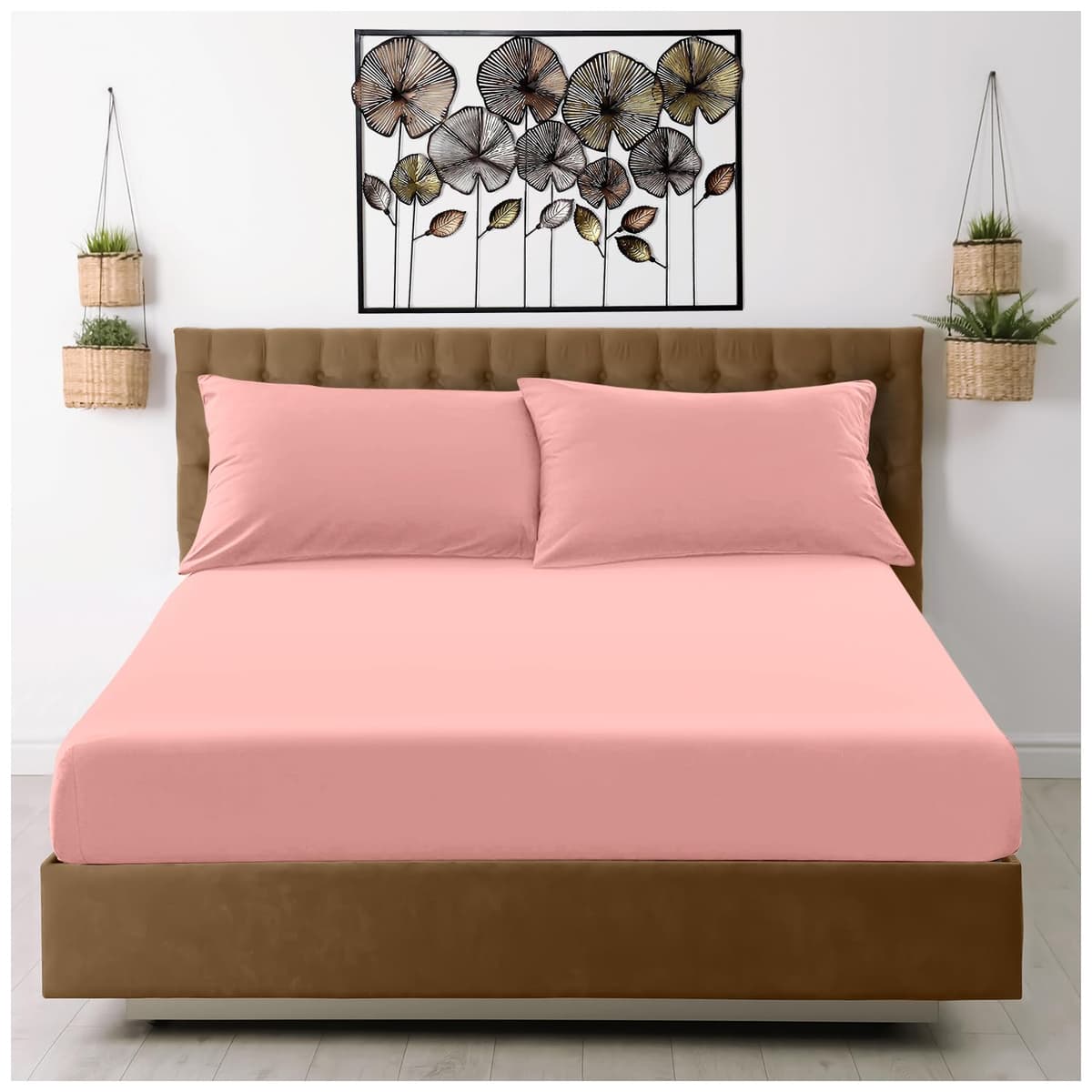 GC GAVENO CAVAILIA Fitted Sheet Single Bed (91 x 190cm) - Grey Bedding Sheets - Plain Dyed Microfiber Bed Sheets Single - (10 inch) 25cm Deep Pocket Bottom Sheet - Easycare - Wrinkle & Fade Resistant — view 14