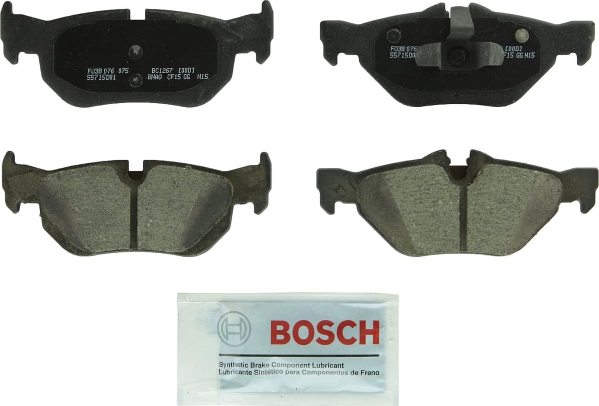 Bosch BC914 QuietCast Premium Ceramic Disc Brake Pad Set For: Acura ILX; Honda Accord, Civic, CR-V, Element, Fit, Front — view 212