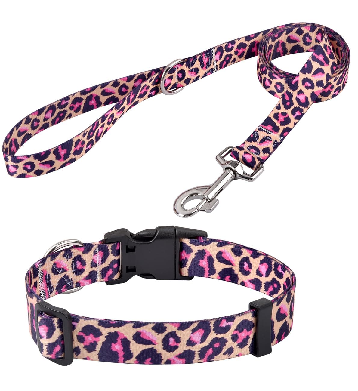 Mihqy Dog Collar for Small Dogs, Cute Small Medium Large Dog Pet Collar, with Floral Patterns, Soft Adjustable for Boy Girl Female Male Puppy Dog Collar(Floral Pink,S) — view 32