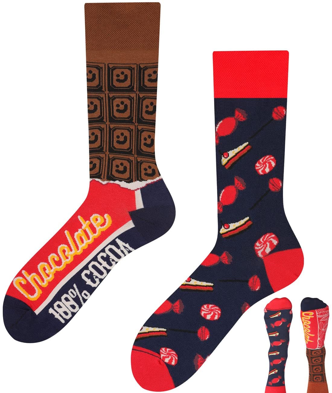 Todo Calcetines Divertidos Hombre y Mujer, Calcetines Fantasia con Motivo, de Colores — view 86