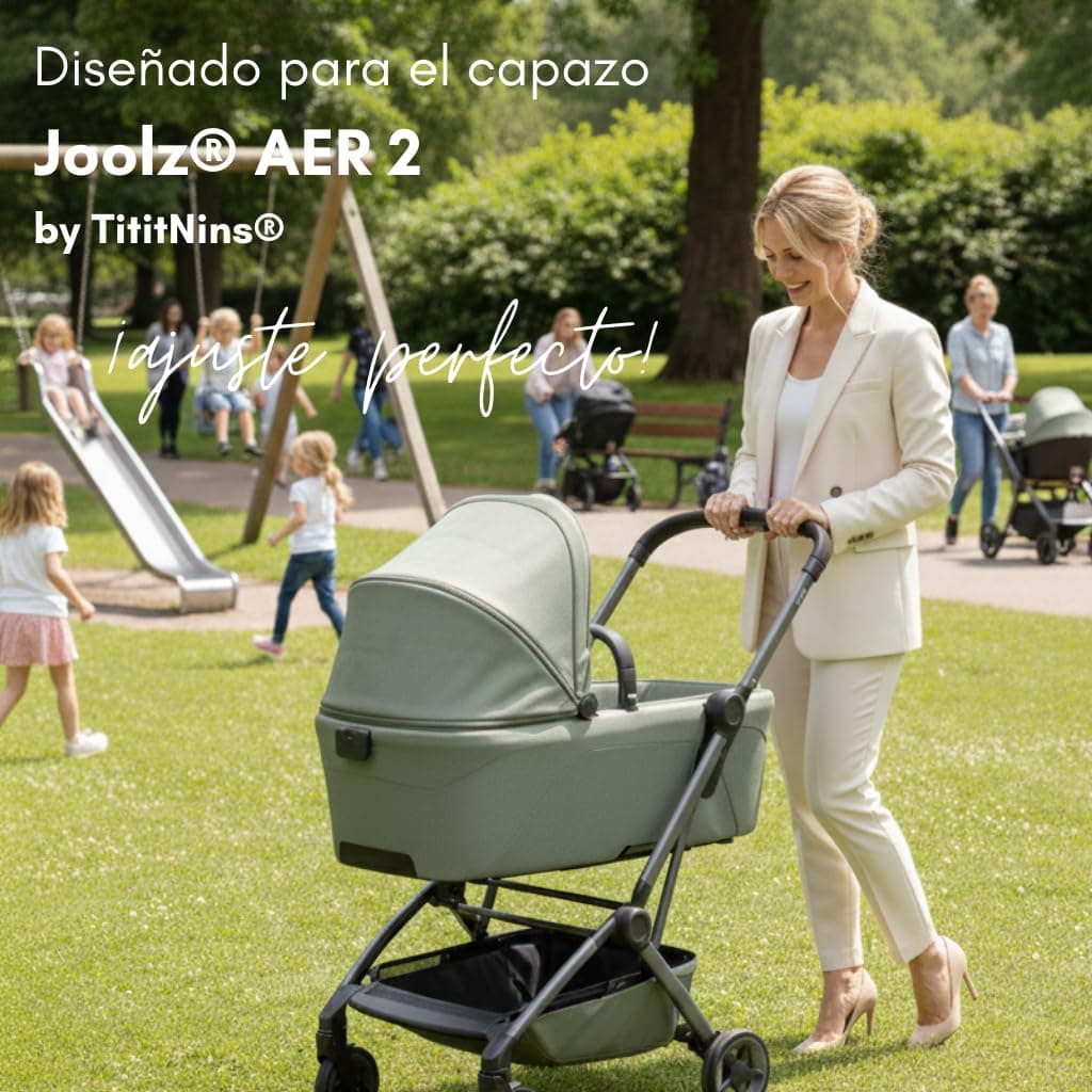 Pack 2ud.Sabana Bajera Capazo para Joolz AER 2 | Funda Colchón Protector Cuco Carrito Bebe | Pique Blanco | 100% Algodón Certificado Oeko-Tex® Organic Cotton — view 5