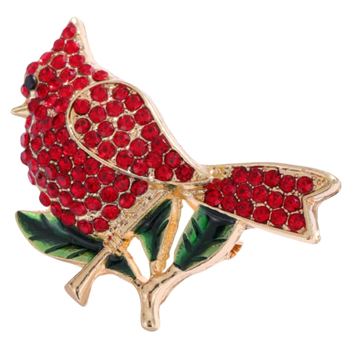 FAIRYGATE Gold Pin for Dress Brooch Crystal Pins Badge Enamel Lapel Brooches for Women Jewelry Decoration for Birthday Dating Party Anniversary UC31 — view 52