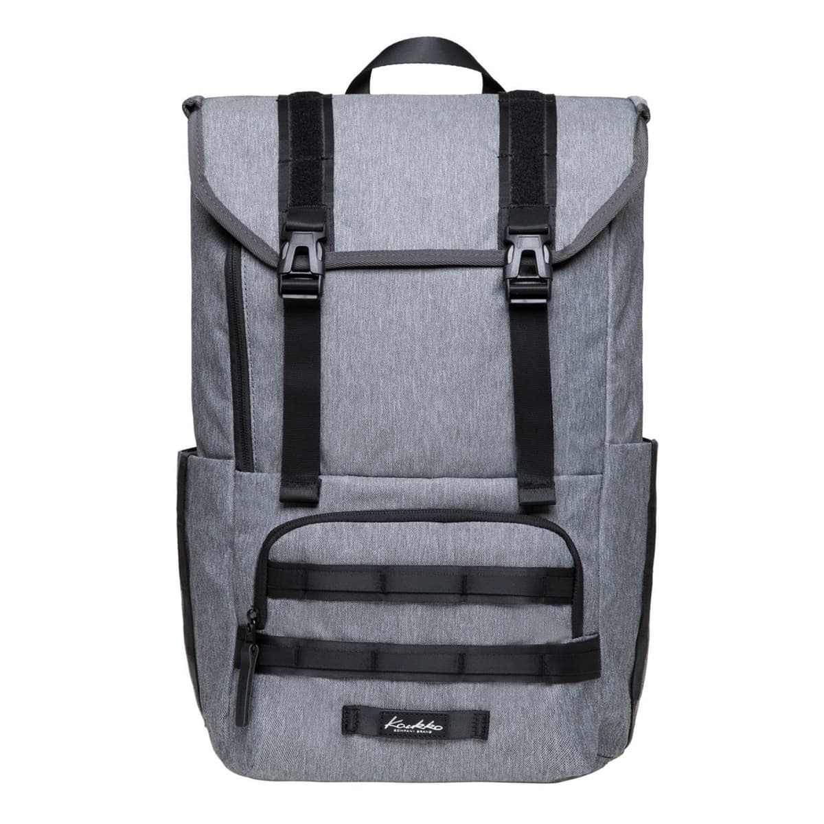 KAUKKO Mochila hermosa y bien pensada con compartimento para portátil de 15" para colegio, universidad, 22 l, Negro Jnl-ks24-03, talla única, Mochilas daypack — view 17
