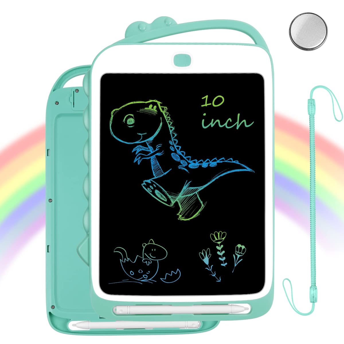 Vicloon Tableta de Escritura LCD, 10" Tablero de Dibujo Electrónico para Niños, Tablero de Graffiti de con Bloqueo de Pantalla borrable para Pinturas niños y Juguete Educativo para Clase Oficina Casa — view 10