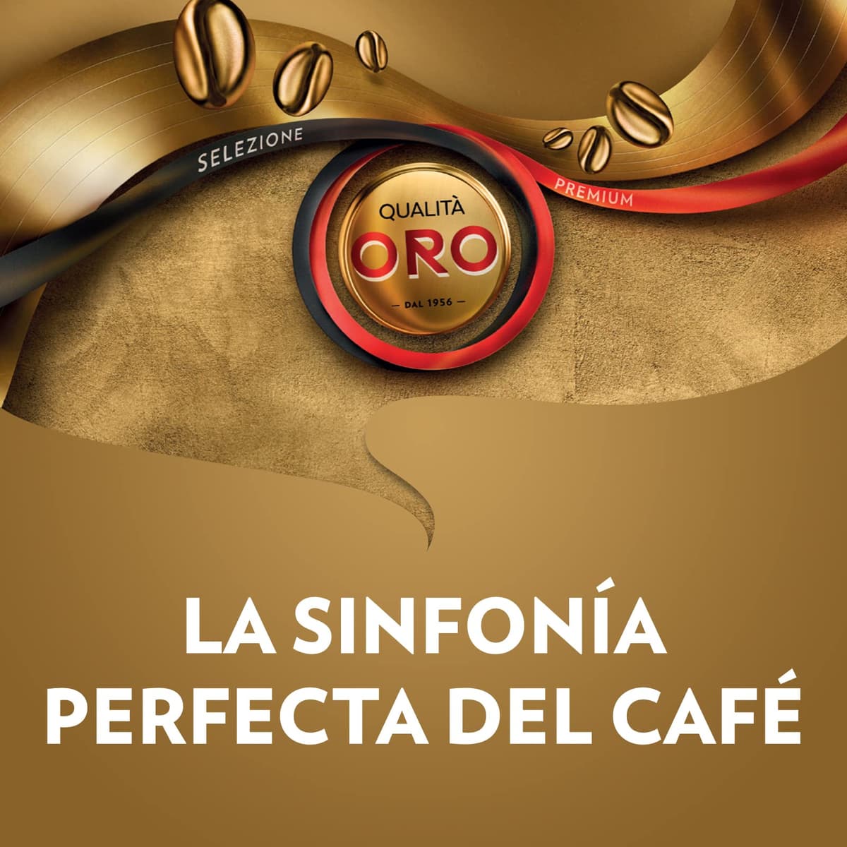 Lavazza, Qualità Oro, Café en Grano Natural, Ideal para la Máquina de Café Espresso, con Notas Aromáticas de Frutas y Flores, 100% Arábica, Intensidad 5, Tueste Medio, Paquete de 500 g — view 2
