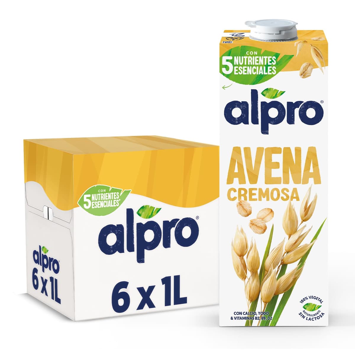 Alpro Bebida Vegetal de Avena sin Ázucar - Pack de 6 x 1L — view 13