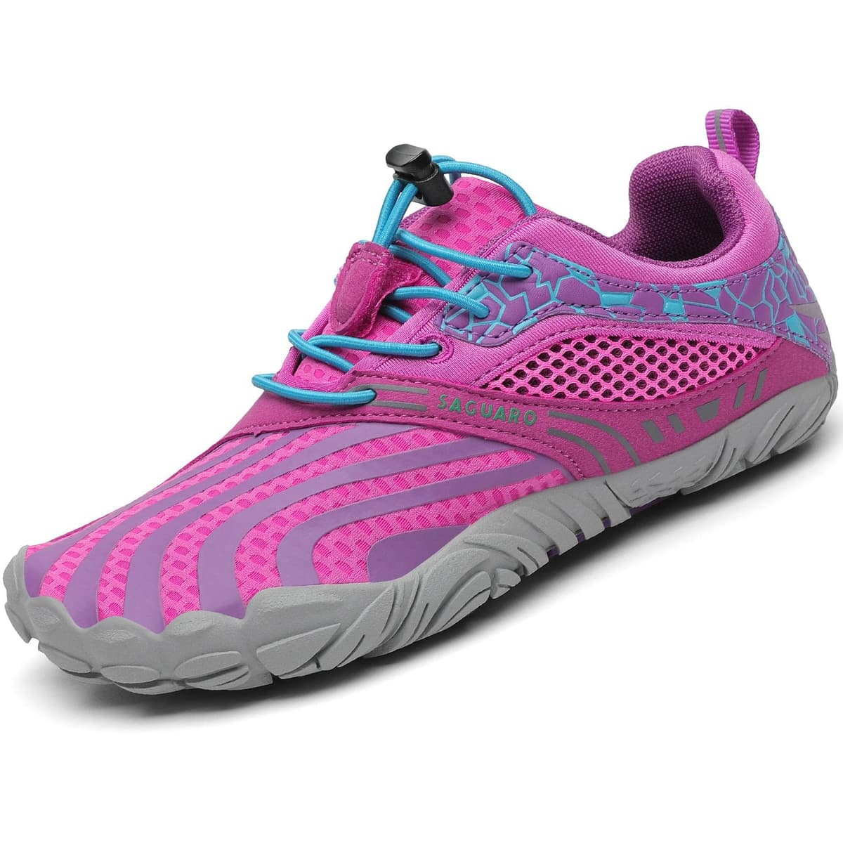 SAGUARO Niños Calzado Descalzos Zapatillas de Trail Niñas Transpirables Minimalistas Zapatillas de Deporte, 24-36 EU — view 13