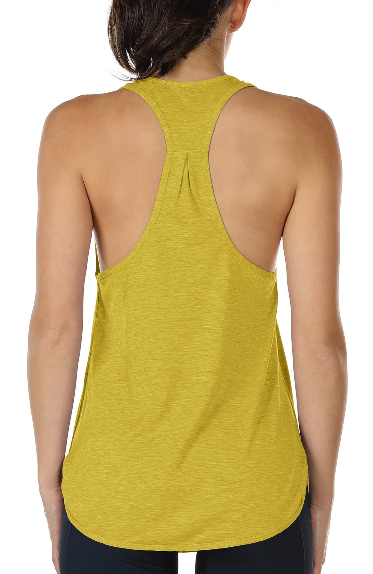 icyzone Camiseta sin Mangas de Fitness para Mujer Racerback Chaleco Deportivo — view 17
