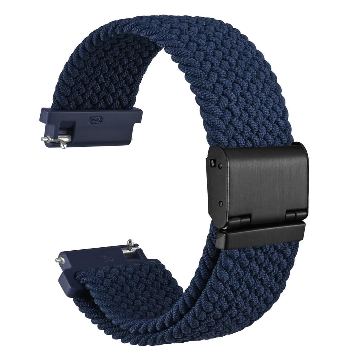 WOCCI Tejido Correas Reloj de Nailon para Hombre y Mujer, Hebilla Ajustable, Liberación Rápida, Trenzado Bandas Deportivas de Repuesto 18mm 19mm 20mm 21mm 22mm — view 35