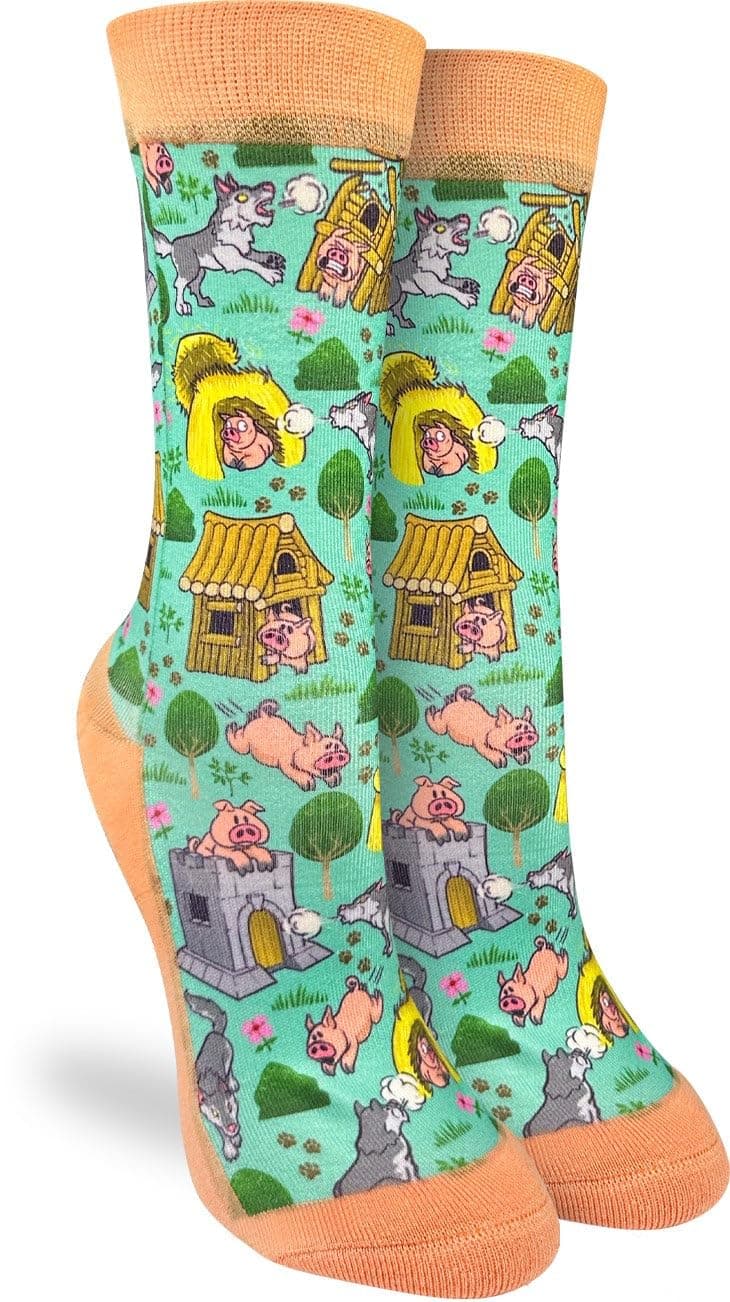 Good Luck Sock Women's Floral Dinosaurs Socks, Shoe Size 5-9 — view 211
