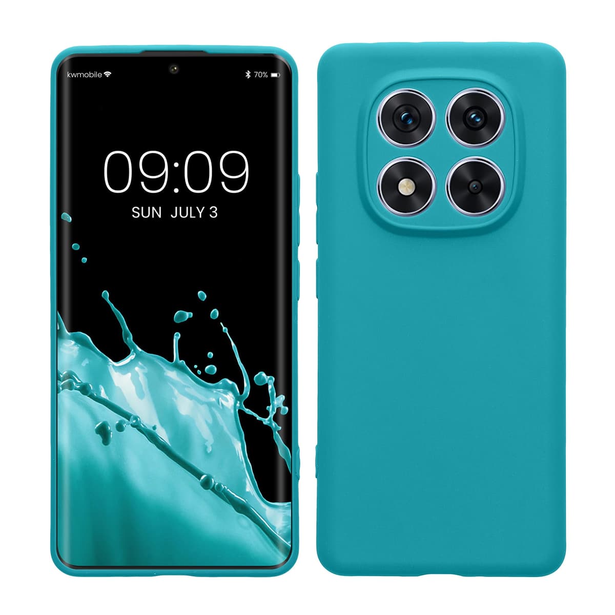 kwmobile Carcasa Compatible con Xiaomi Redmi Note 14 Pro 5G / Poco X7 Funda - Funda Ultrafina de TPU con Bordes elevados - Lavanda Metalizado — view 319