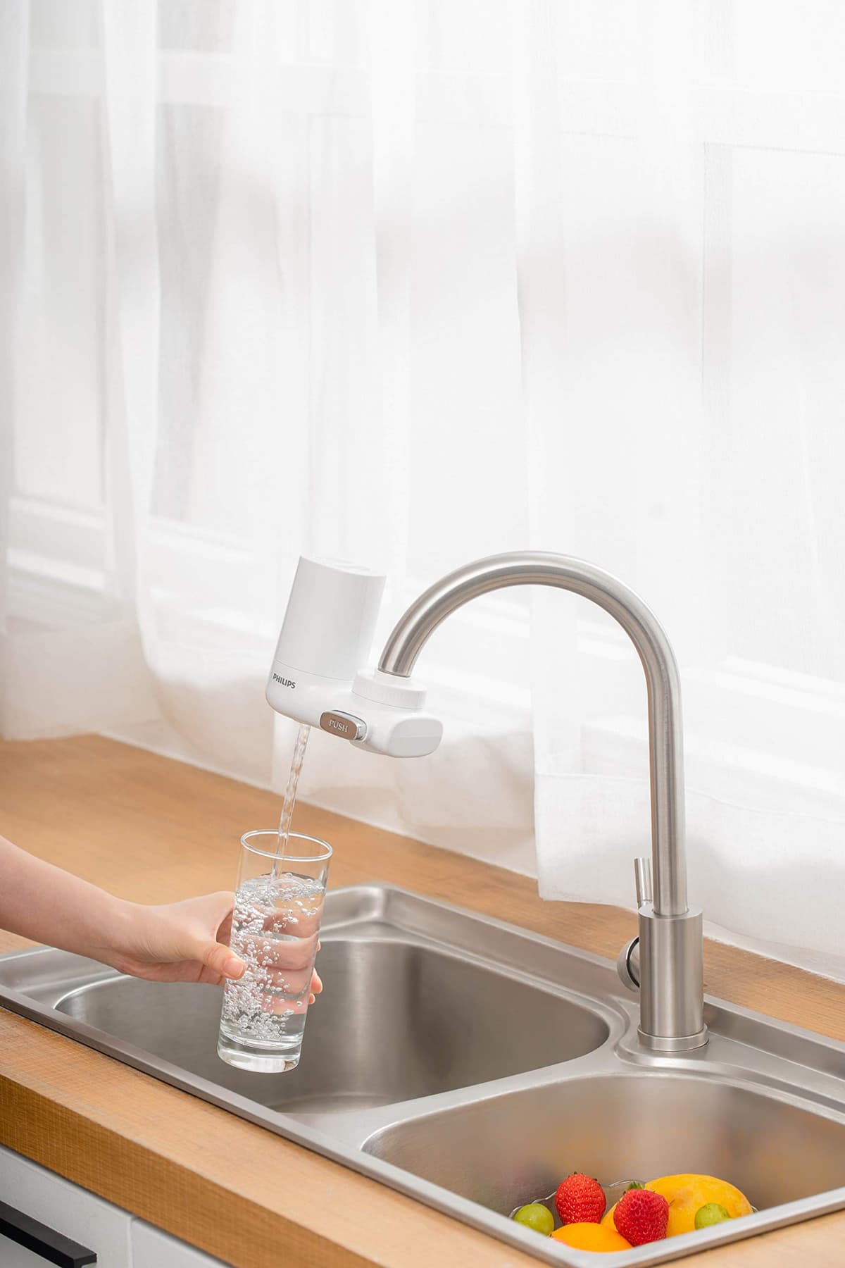 Philips Water Cartucho de filtro Ontap AWP305/10, MICROFILTRACIÓN, Paquete de 1, capacidad de filtración de 1000 L, filtra SEDIMENTOS, CLORO y otras sustancias que alteran el sabor — view 2