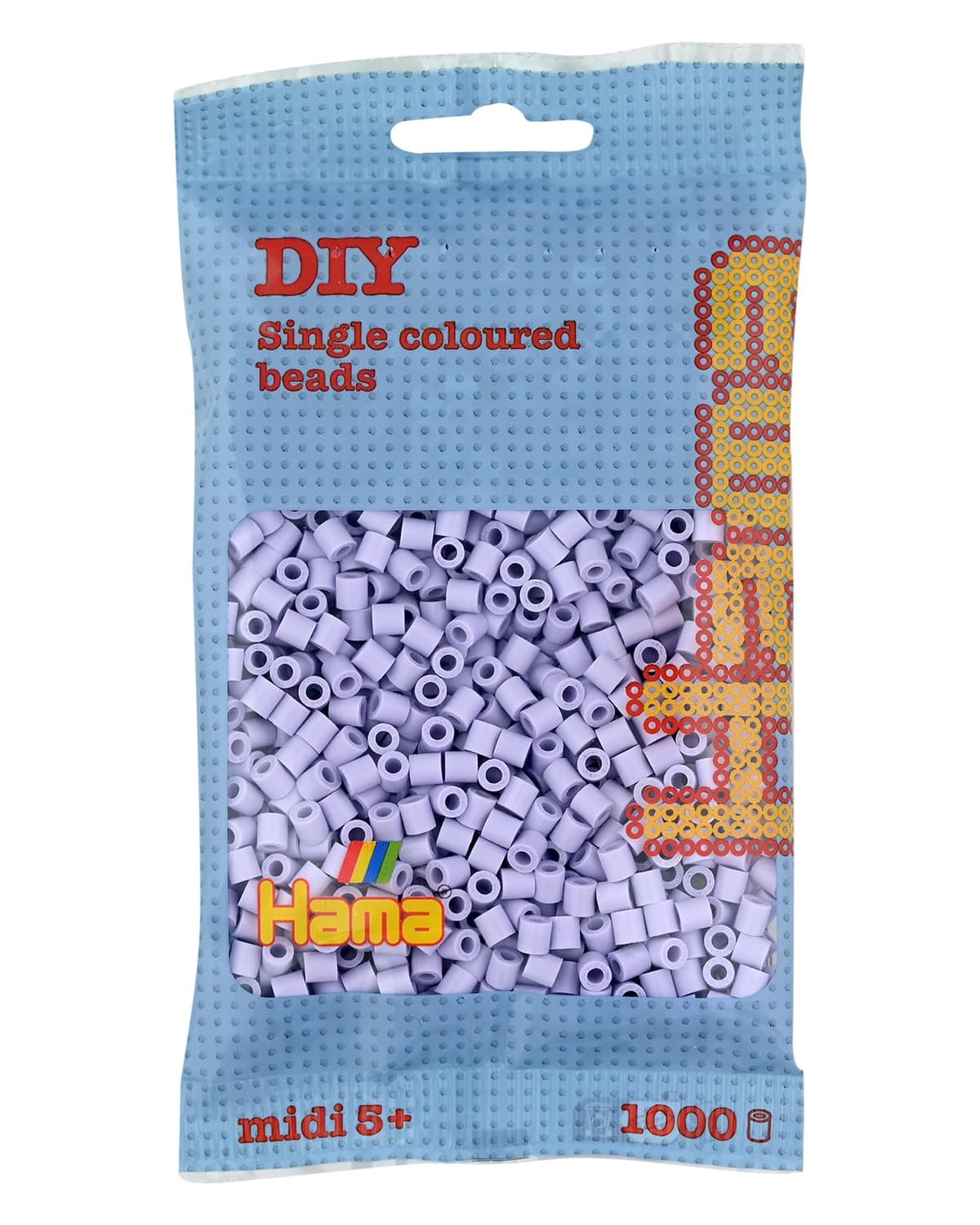 HAMA Bolsa de perlas | Aprox. 1000 cuentas midi fusibles para manualidades y mosaicos | Perlas de fusión para niños creativos 5+ | Juego de arte y decoración | Beige — view 9