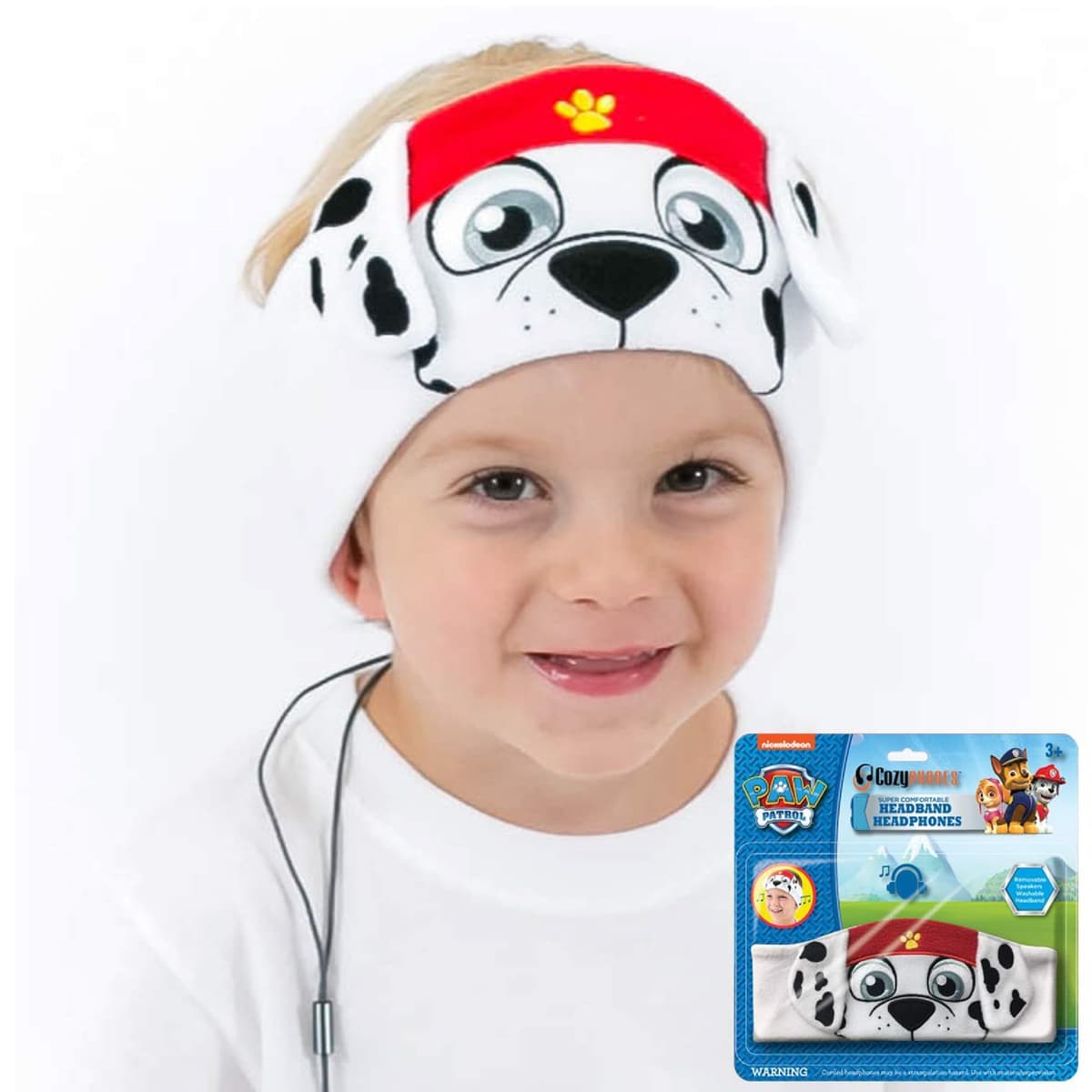 CozyPhones Kids Headphones Volume Limited with Thin Speakers & Super Soft Fleece Headband - Perfect Toddlers & Children's Earphones for Home, School & Travel - Fox — view 7