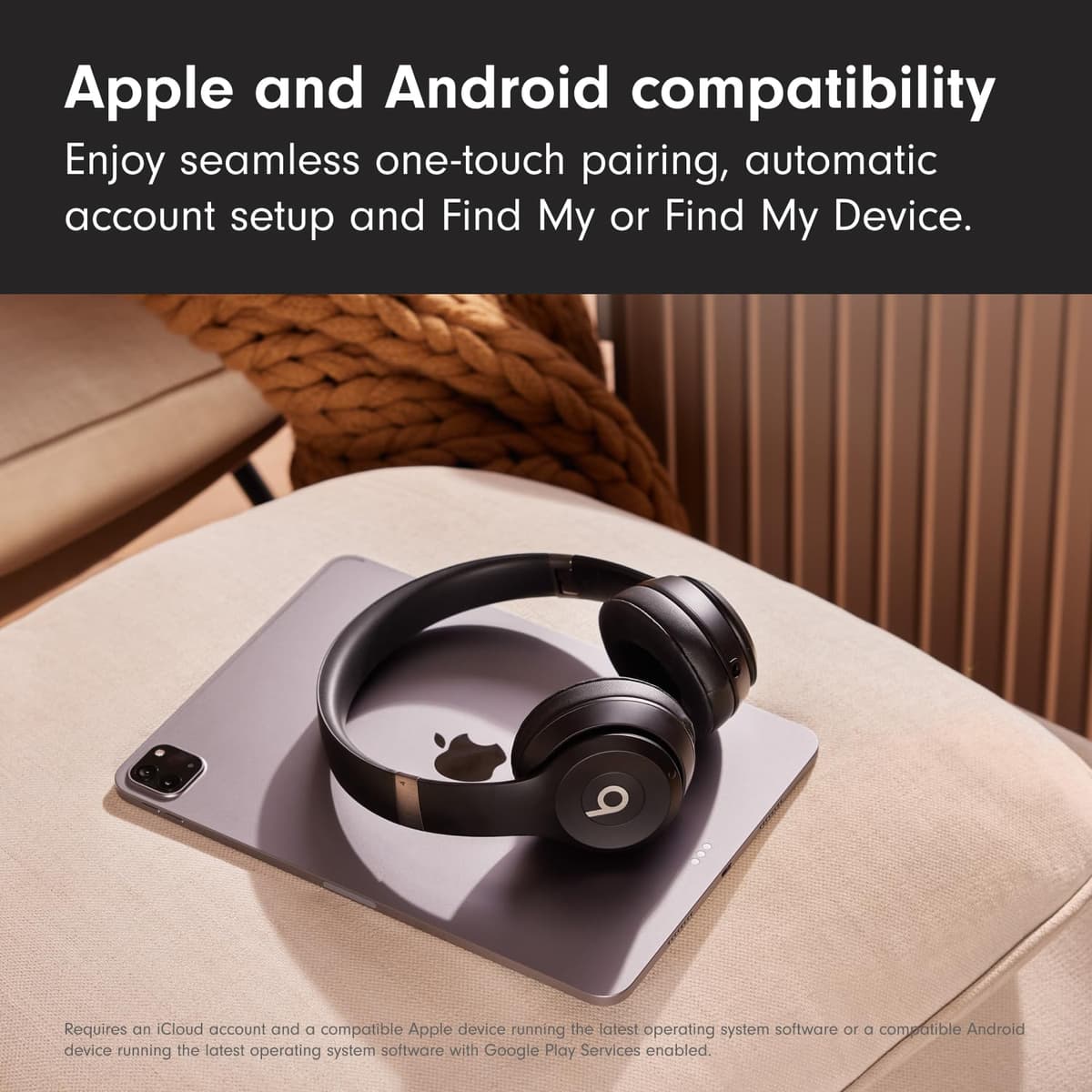 Beats Solo 4 – Wireless Bluetooth On-Ear Headphones, Apple & Android Compatible, Up to 50 hours of Battery Life – Matte Black — view 8