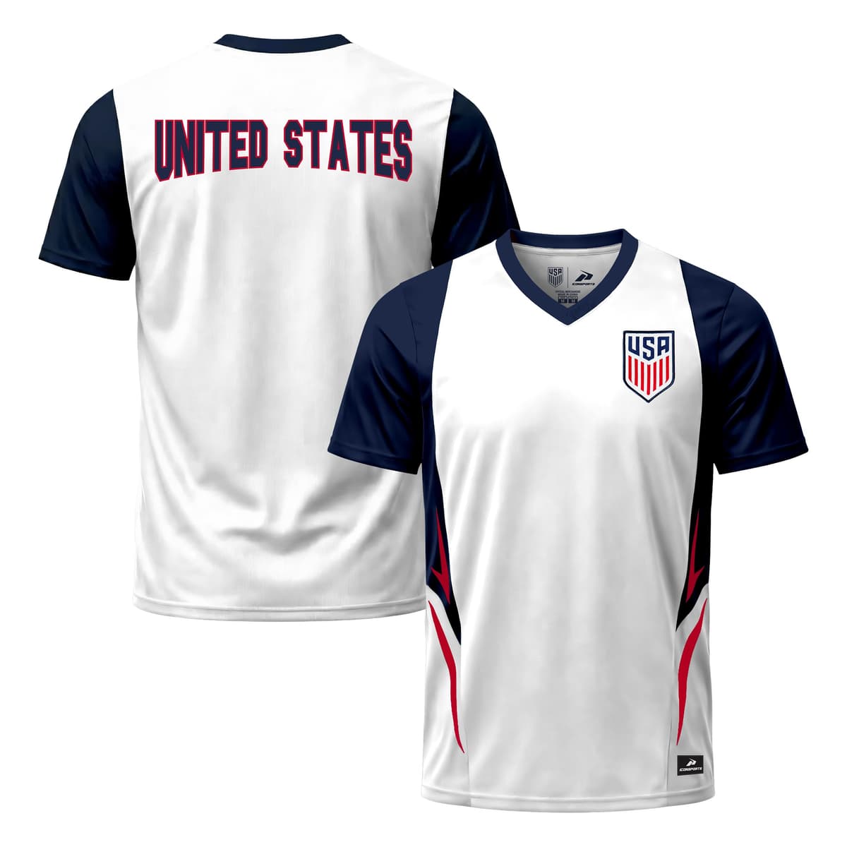 Icon Sports Officially Licensed US Soccer Federation Game Day Shirt - Unisex Adult — view 4