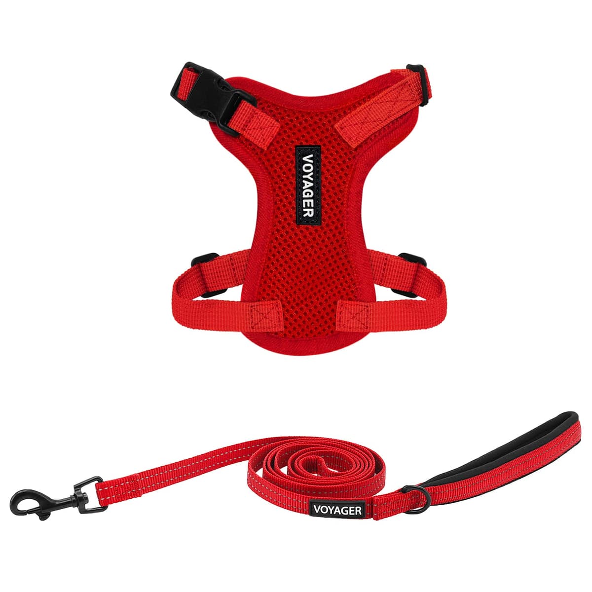 Best Pet Supplies Voyager Step-in Lock Pet Harness – All Weather Mesh, Adjustable Step in Harness for Cats and Dogs Turquoise (Matching Trim), XL (Chest: 22-36") — view 47
