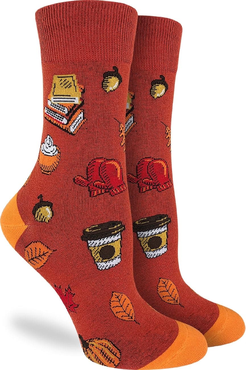 Good Luck Sock Women's Floral Dinosaurs Socks, Shoe Size 5-9 — view 272