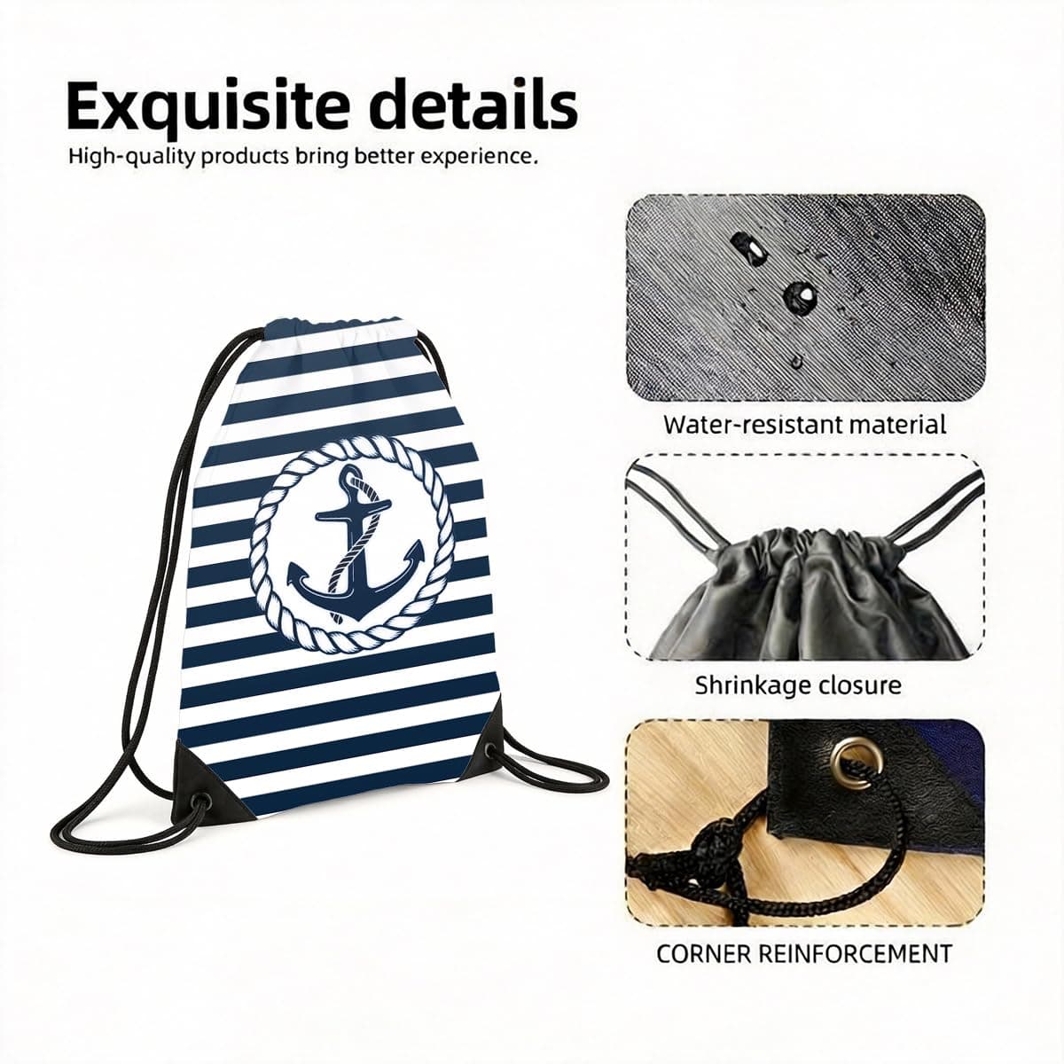 10 bolsas con cordón — view 3
