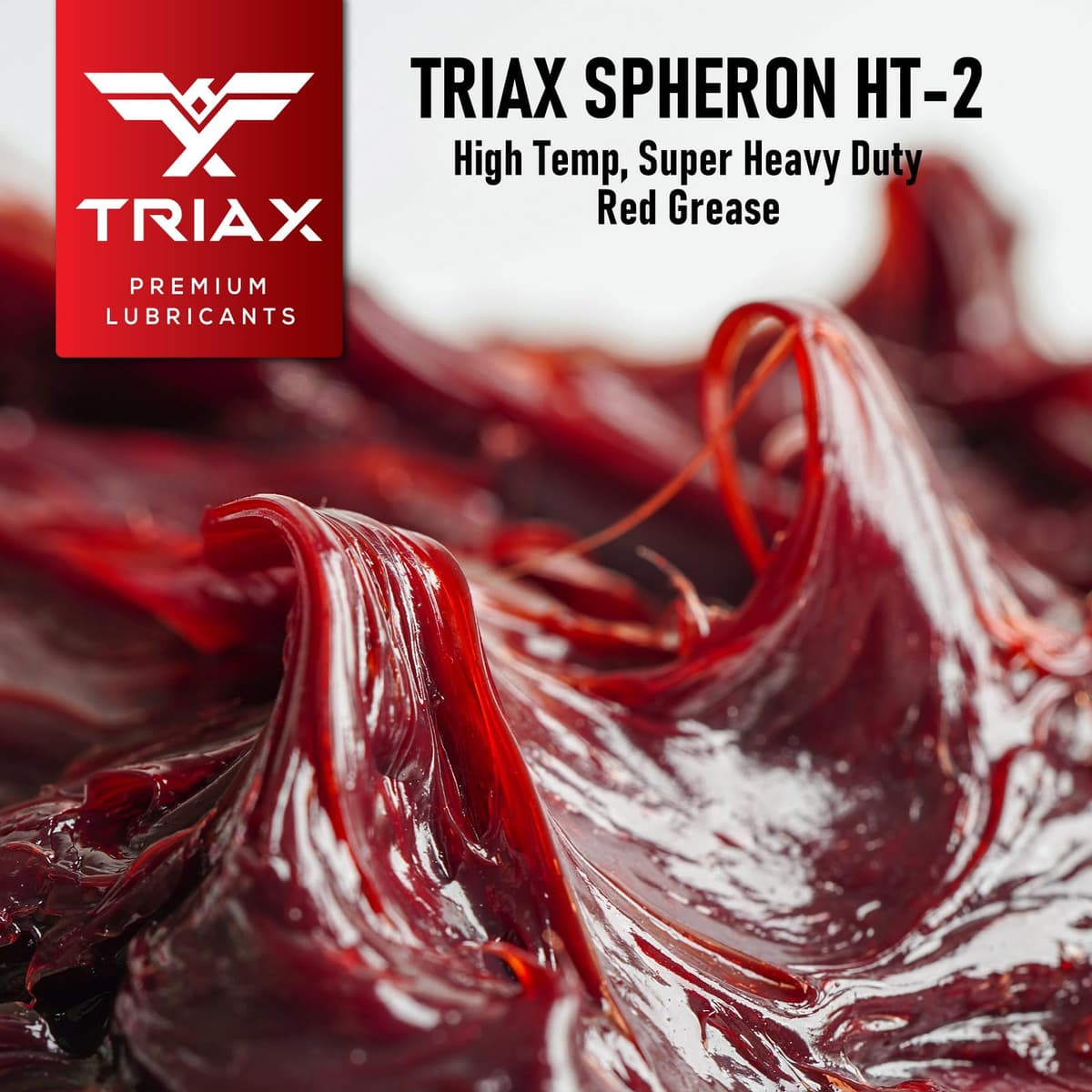 TRIAX Spheron HT - Grasa Roja Consistente e Impermeable - Alta Temperatura 204 °C y Presión Extrema - Para Rodamientos, Quintas Ruedas, Chasis y Juntas - Cartucho da 400 g — view 2