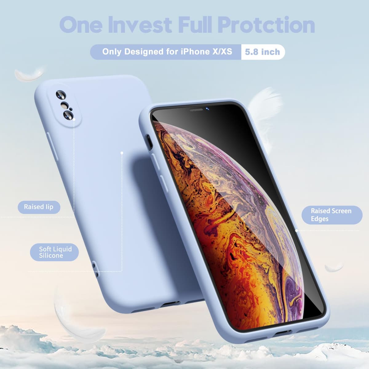 oakxco for iPhone 17 Pro Max Phone Case Liquid Silicone, Cute Thin Slim Grip Soft Rubber Gel for Women Men, Smooth Matte TPU Plain Solid Color Girly Simple Case with Camera Cover, Light Pink — view 670
