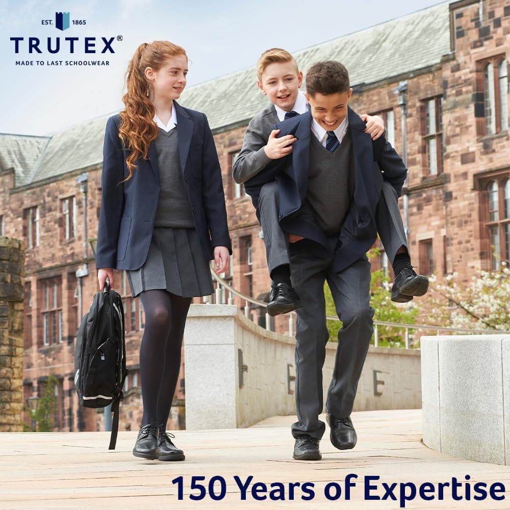 Trutex Crew Neck School Sweatshirt (1-16+ Years), Unisex Uniform Boys and Girls, Standard Fit Jumpers for Boys and Girls, Sweatshirt Kids - Genuine School Uniform — view 3