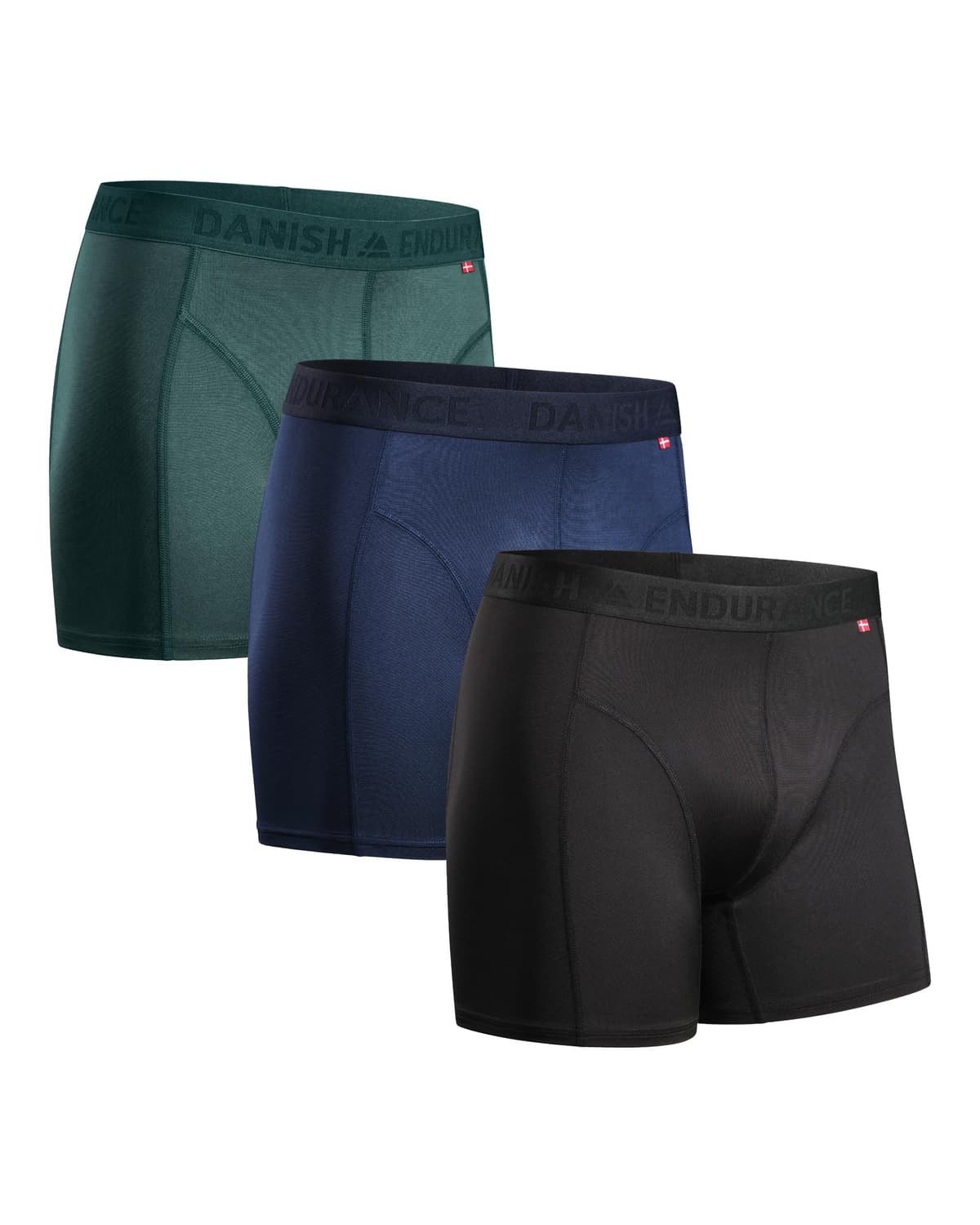 Danish Endurance Men's Sports Trunks 3-Pack Extra Long Ropa Interior de Hombres Hombre (Pack de 3) — view 7
