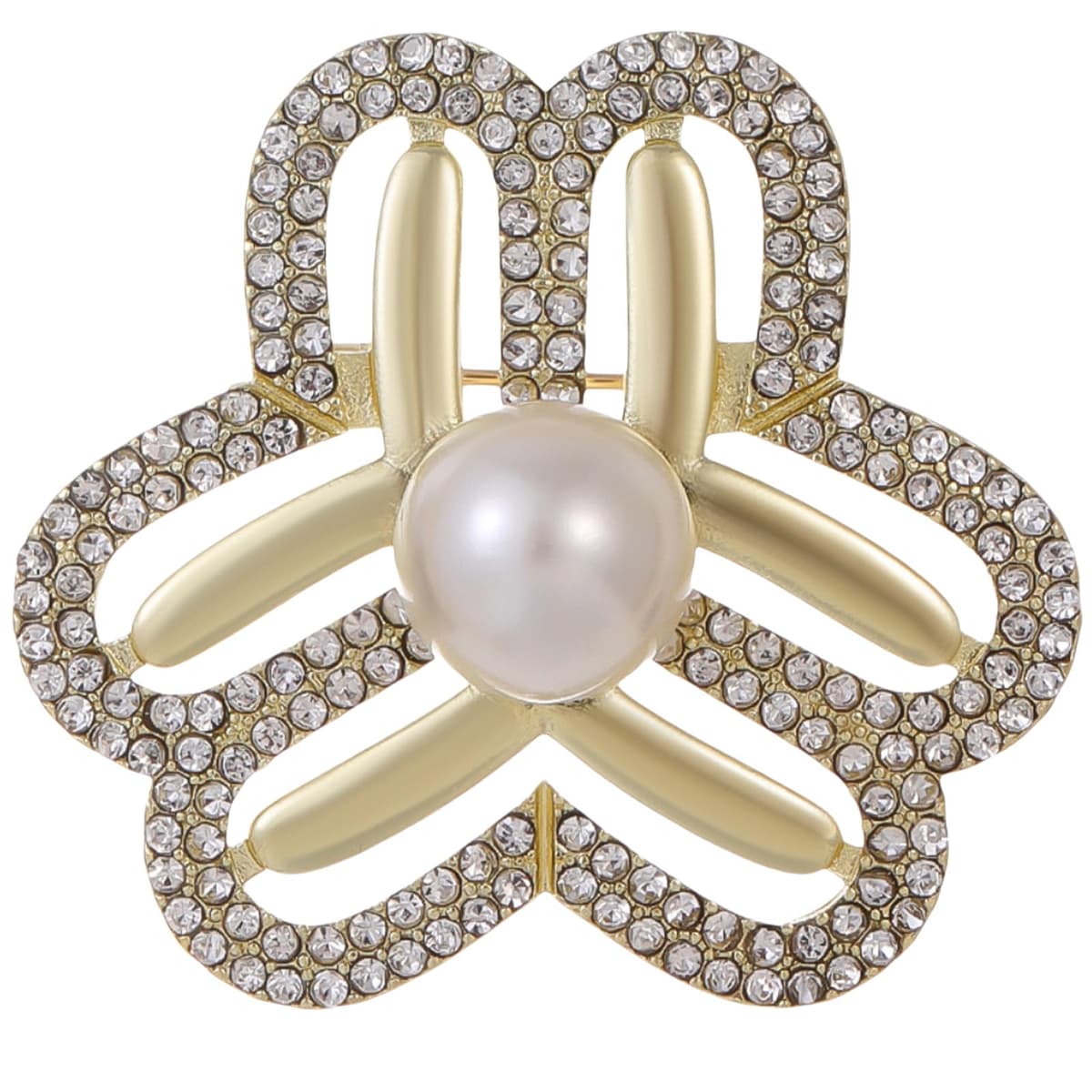 FAIRYGATE Rhinestone Brooch Clothing Jewellery Accessories Fashion Elegant Shiny Crystal Teardrop Brooches Wreath Pendent Lapel Pin，B36 — view 43