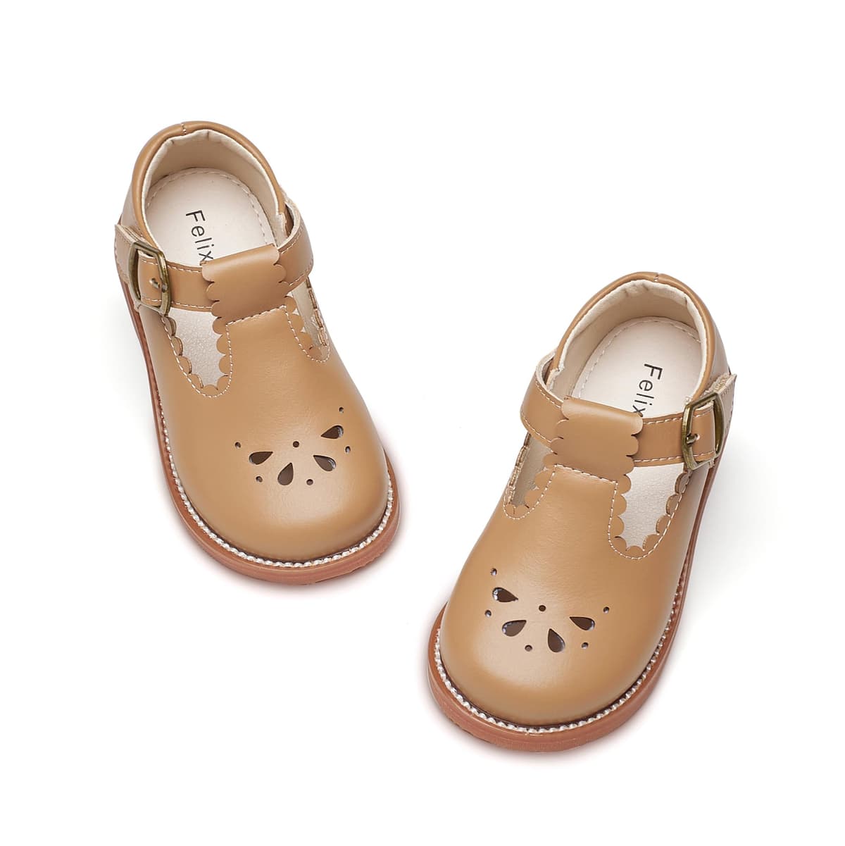 Felix & Flora Toddler Little Girl Mary Jane Dress Shoes - Ballet Flats for Girl Party School Shoes — view 72