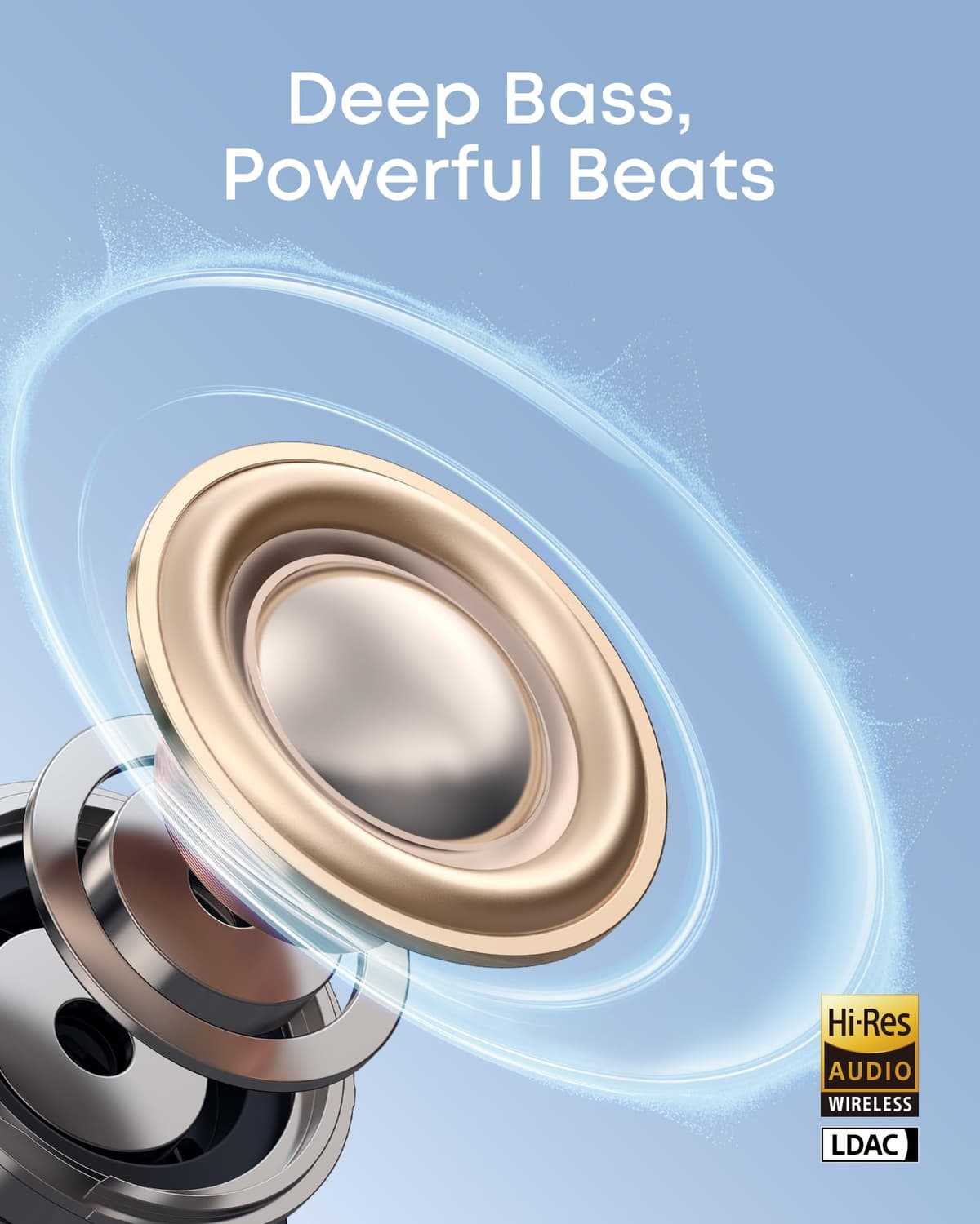 soundcore C50i by Anker, Open-Ear Headphones, Clip-on Earbuds, Ultra-Comfort, FlexiClip Design, 12 mm Drivers for Powerful Bass, AI Clear Calls, 28H Playtime, Secure Fit, Hi-Res, IP55, Bluetooth 6.0 — view 3