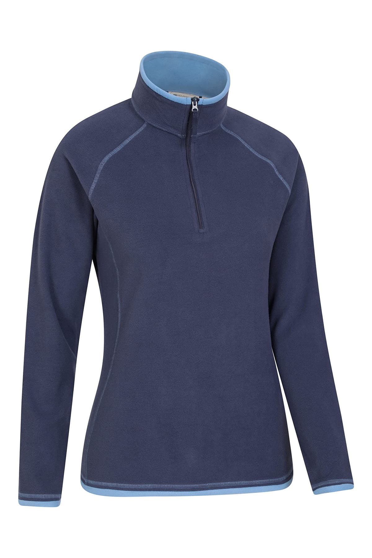 Mountain Warehouse Montana Womens Microfleece Breathable Ladies Sweater, Quick Drying Pullover, Warm Fleece Jacket, Half Zip - Anti-Pill, Lightweight, Purple, Medium — view 4