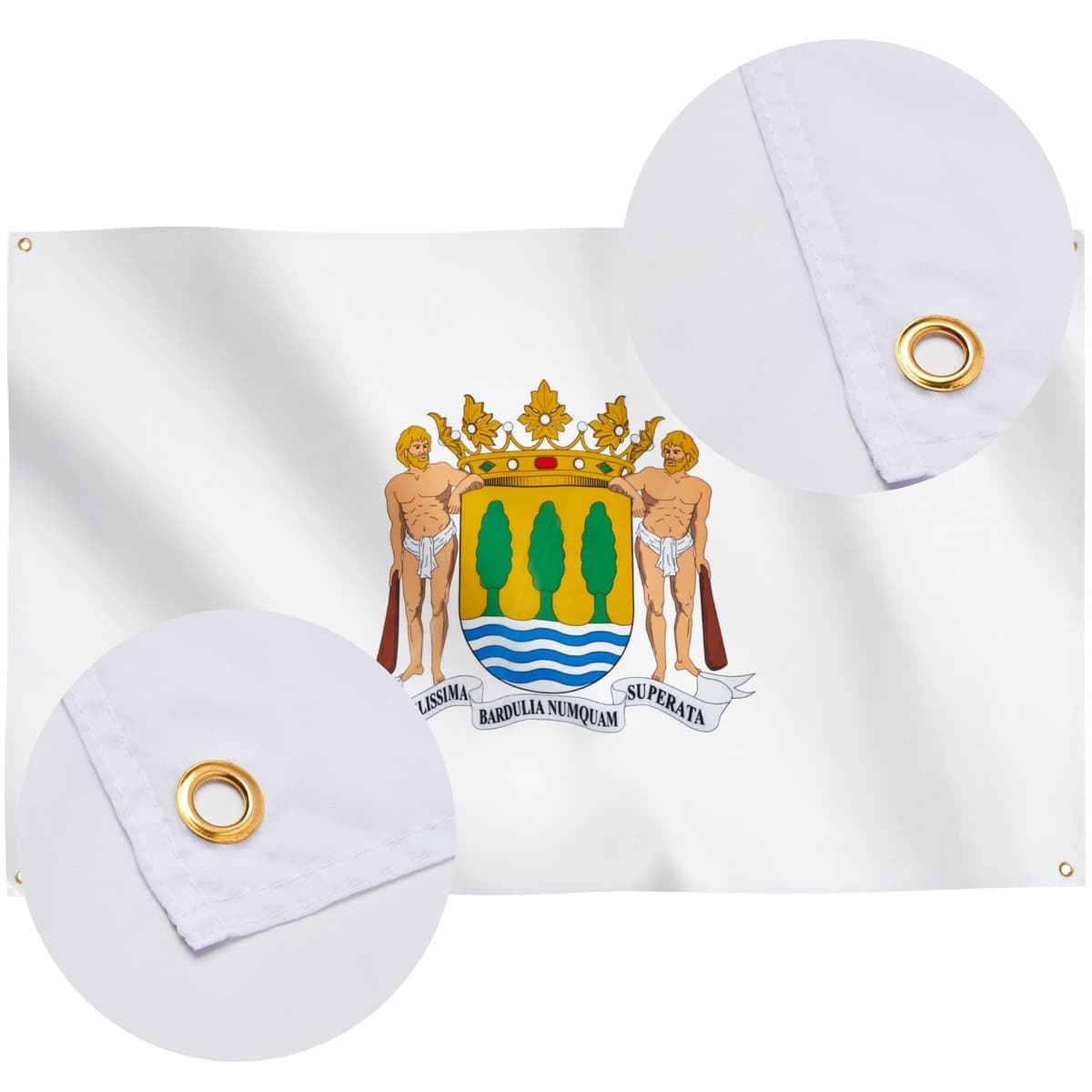 Runesol Cornwall Flag - 91x152cm, 3ft x 5ft, Cornish Flag, 4 Grommets, Eyelet in Every Corner, Premium Quality, Inside & Outside Use, Vivid Colours — view 447