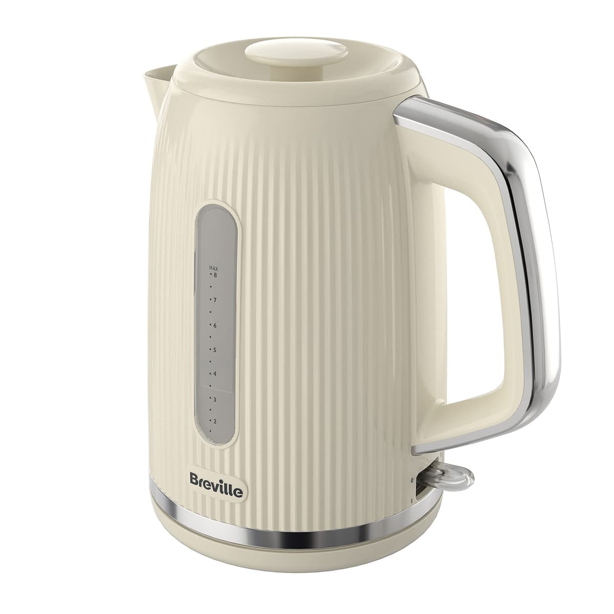 Breville Bold Black Electric Kettle | 1.7L | 3kW Fast Boil | Black & Silver Chrome [VKT221] — view 11