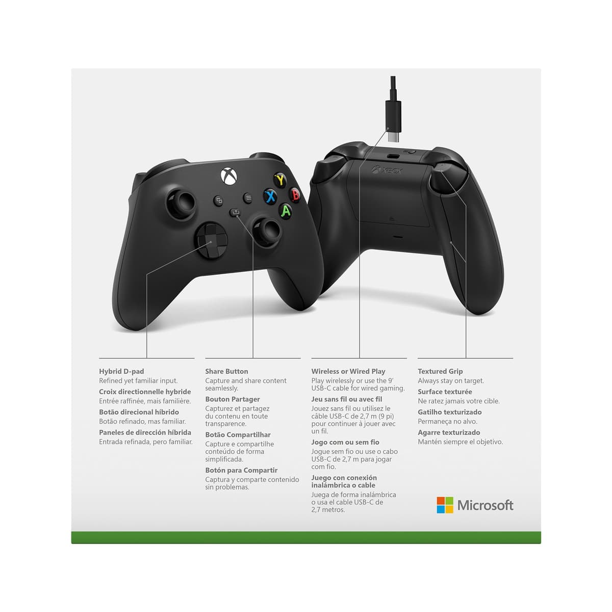 Xbox Wireless Controller + cable USB-C — view 6